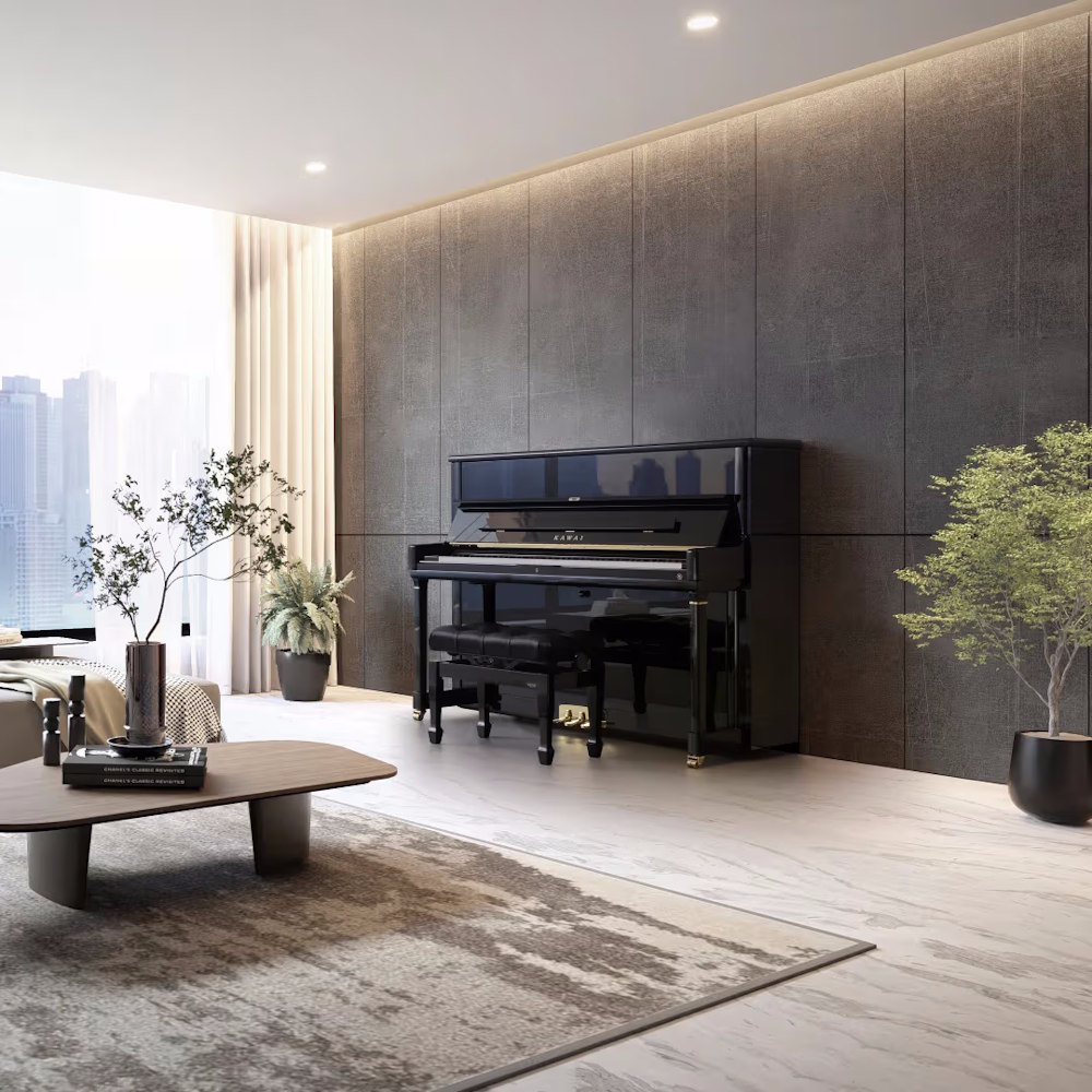 Kawai MS123 Master Series Upright Piano Room Placement