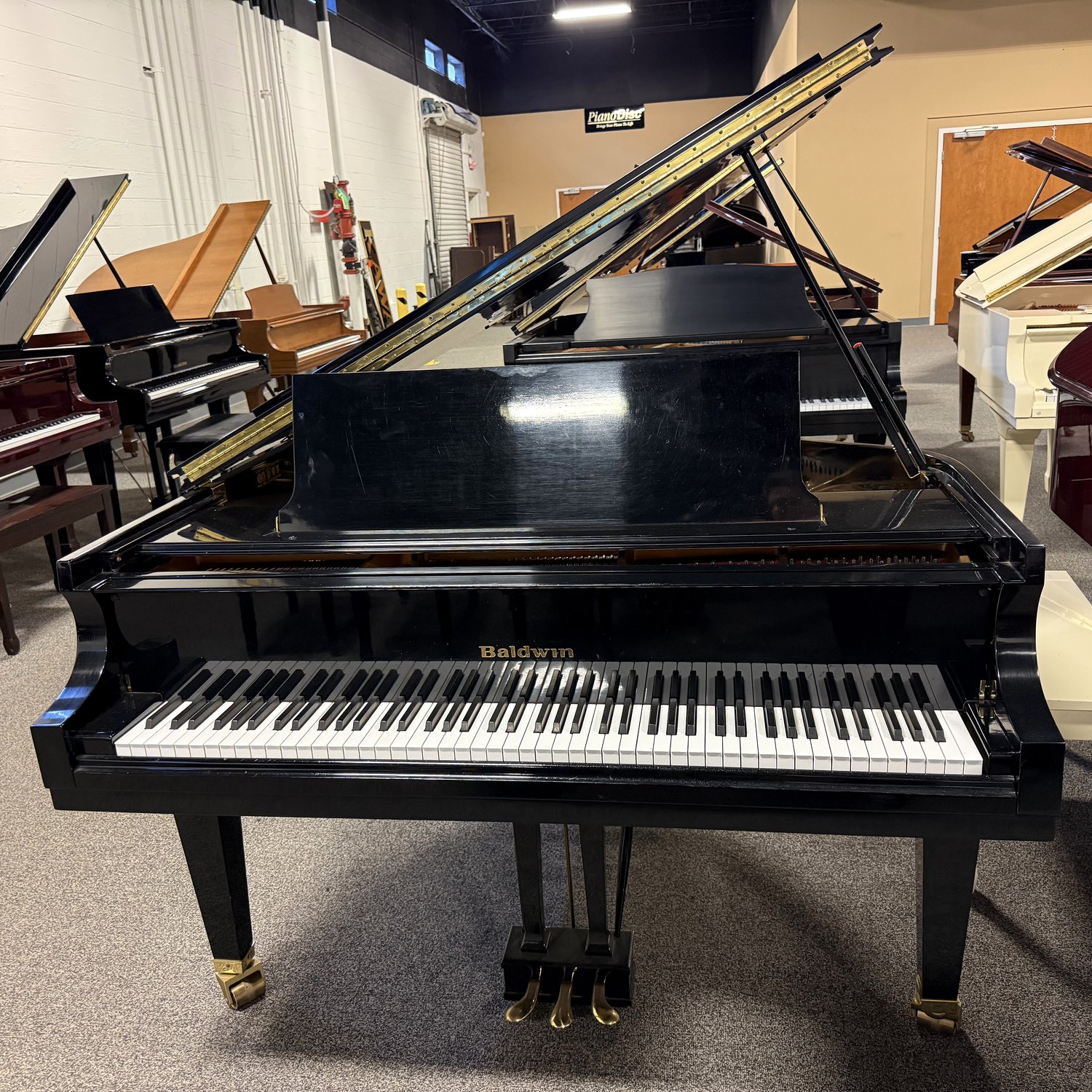 Used Baldwin Model M, in Polished Ebony