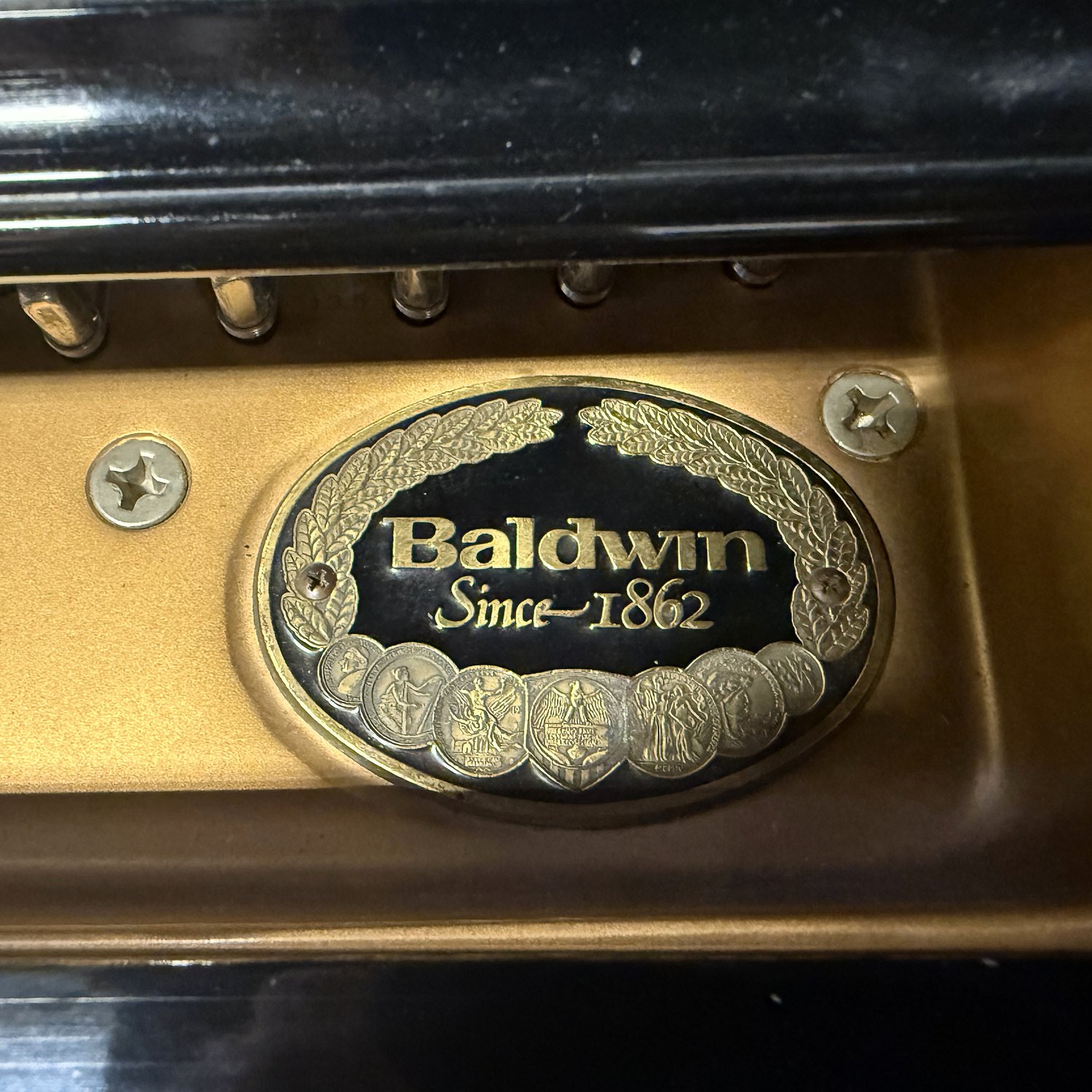 Used Baldwin Model M, in Polished Ebony