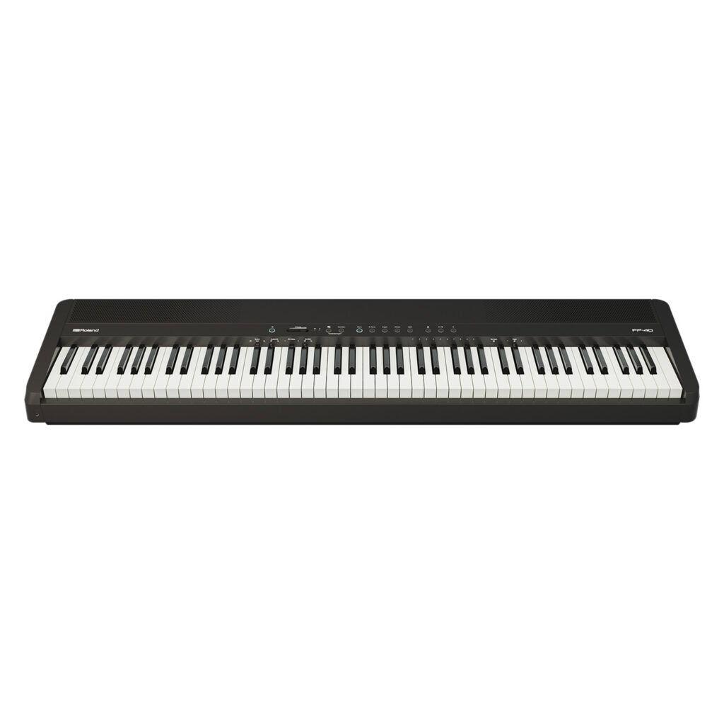 Roland FP40 in Black on white background